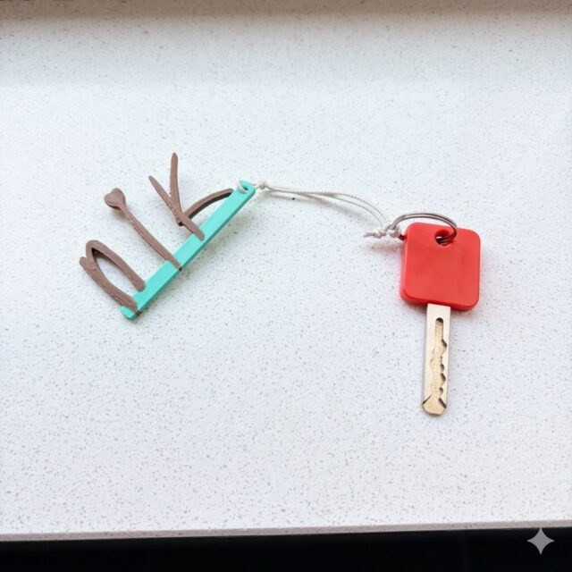 A name, and a very personal gift. We made this simple keychain from a handwritten name.
A nice memory of childhood….
#3dprints #bambulab_official #gift